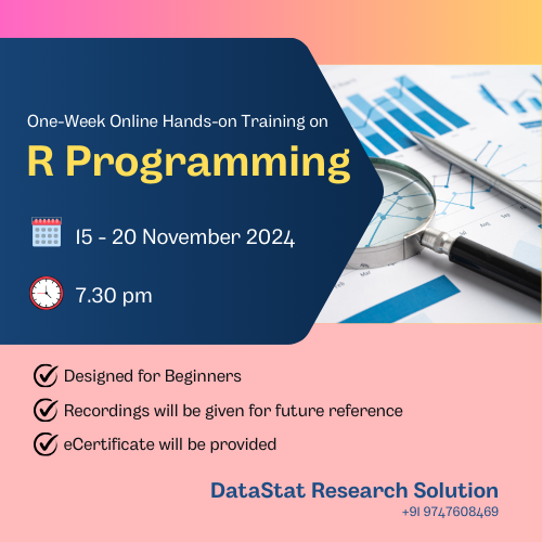 Statistical Analysis Using R Programming